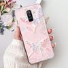 For Samsung Galaxy A6 Plus 2018 Phone Case On Samsung A6+ (2018) A6 A600F A605G Elegant Floral Cat Soft Silicone Clear TPU Cases