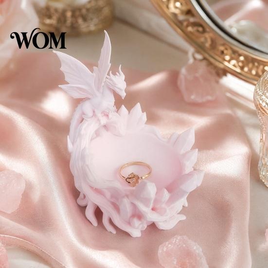 Entryway Catchall Tray Dragon Storage Bowl, 3D Printed Decorative Key Jewelry Holder for Colorful Home Decor Bowl Desktop Dressing Table, Unique