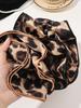 1 Pcs Leopard Print Hair Scrunchies,Big Hair Bands for Thick Hair,Soft Hair Ties Ropes for Women Girls Hair Accessories