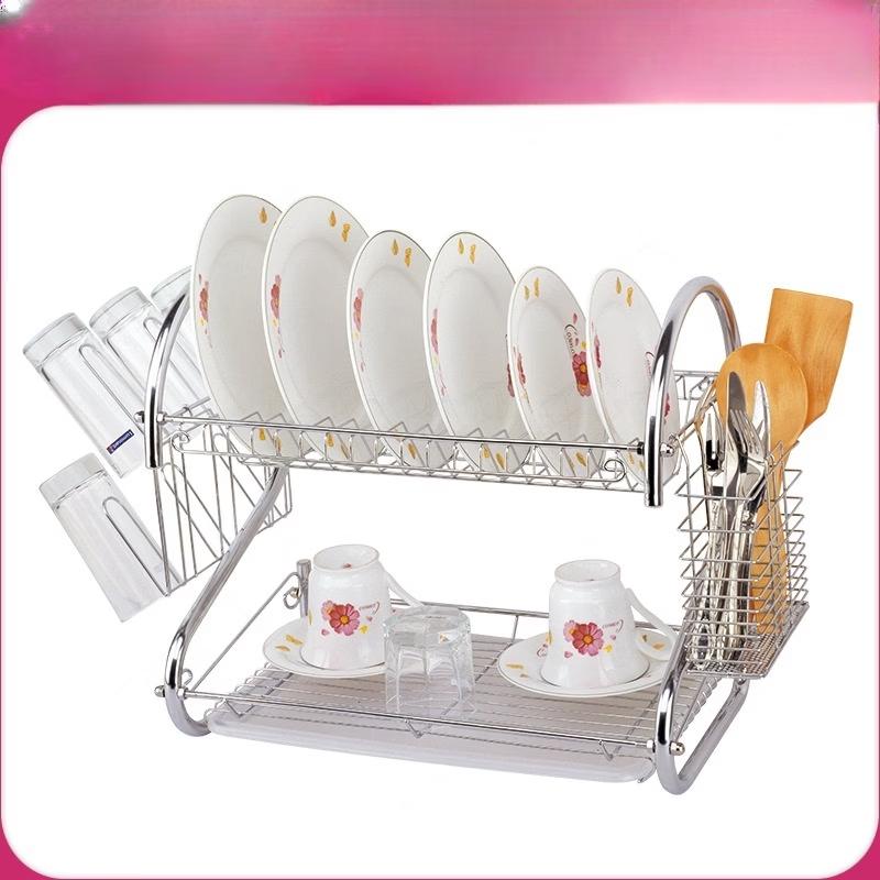 Youshu Double-Layer Kitchen Dish Drying Rack