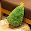 Cartoon Christmas Tree Plush Pillow Stuffed Pine Shaped Doll Toys for Children Car Room Christmas Decoration Cushion Gifts