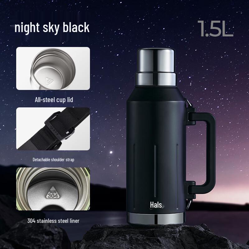 HAERS Outdoor Camping Vacuum Insulated Pot