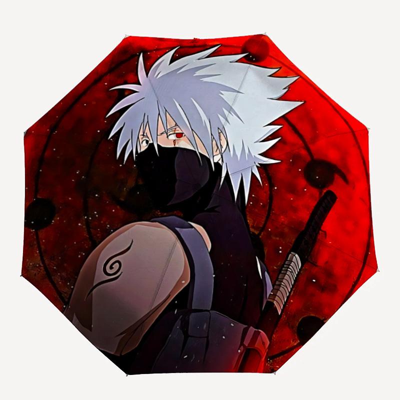 

1pc Kakashi Hatake Automatic Umbrella Durable Iron Frame & Plastic Handle, Gift for Men & Women, Sturdy Construction yy250902083