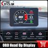 P16 Automotive OBD2 LCD Meter HUD Car Digital Head Up Display TFT Screen Car Accessories With RPM Voltage Water Temp KMH Speed