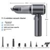 High-Power Brushless Car Vacuum: Three-Speed Handheld Blower and Suction for Home and Vehicle Use