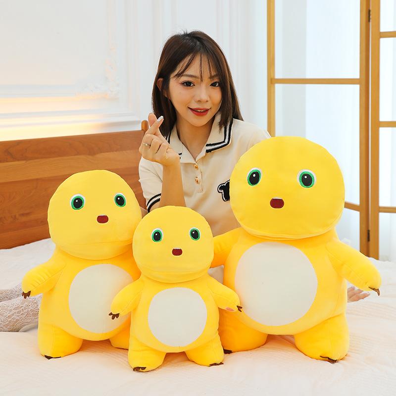 New Black-faced Milk Dragon Doll Grins and Smiles, Funny Mask Doll Gives Girlfriend Personalized Birthday Gift