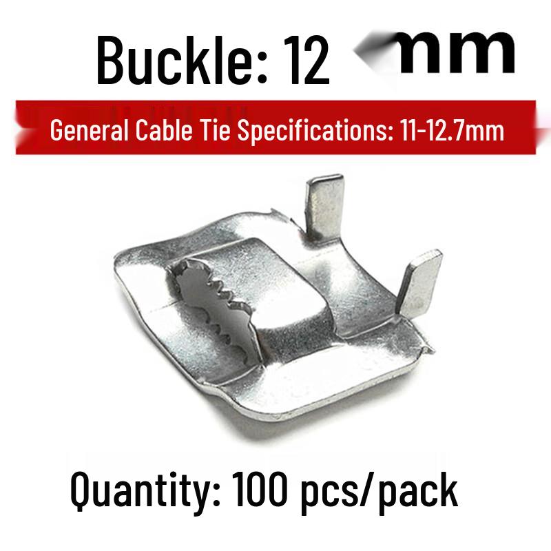 304 Stainless Steel Tooth Buckle for Strapping 12mm