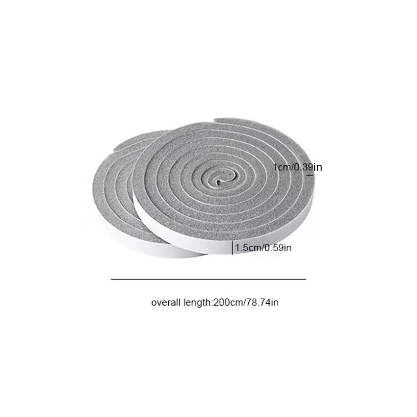 2 role/balení Těsnění proti povětrnostním vlivům Samolepicí těsnící pásky Pěna Okenní Sklo Dveře Zvukotěsné Antikolizní Prachotěsná mezera Teplá těsnící páska