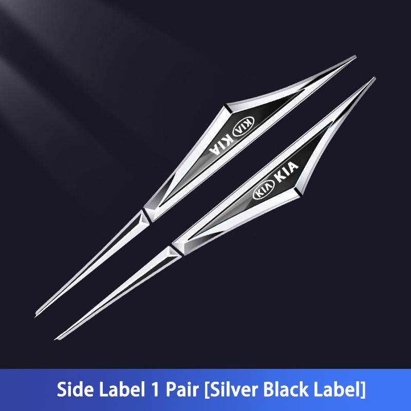 2 PCS 3D Alloy Car Stickers Car Accessories for Kia Sportage Ceed Picanto Rio ProCeed Niro 5 3 4 K7 K5 K8 K3 Ray K9