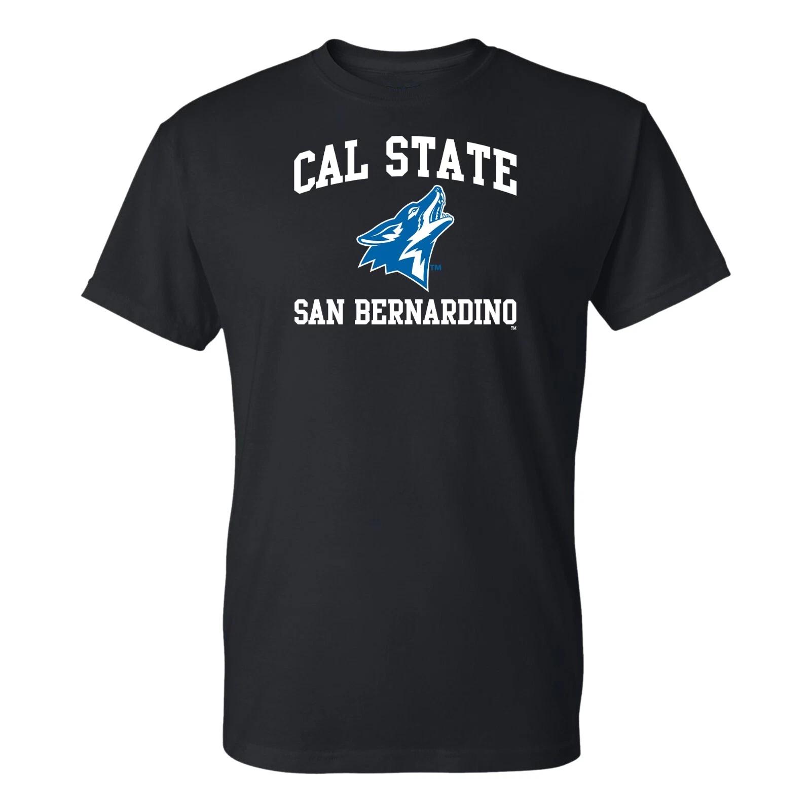 Cal State San Bernadino Arch Logo T-Shirt - Black L