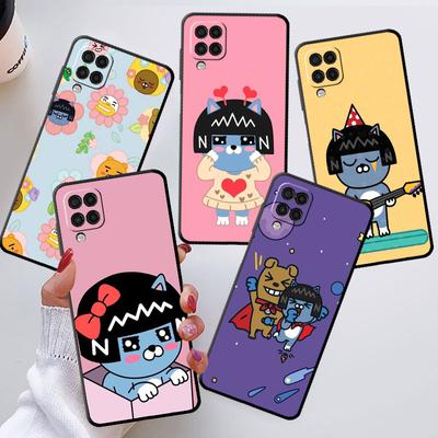 Funda Kakao Friends Para Samsung Galaxy A50 A70 M52 A30 A20s A20e A10 A40 A10s M51 M31 M30s Funda Negra Para Teléfono