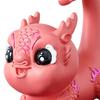 Resin Chinese Dragon Statue Cute Dragon Figurine Jewelry Tray Chinese New Year Decoration Candy Dish for Bookshelf Entryway