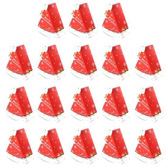 Christmas Candy Boxes Tree Shaped Candy Packaging Box Small Paper