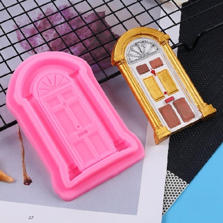 Door Frame Window Sugar Chocolate Fondant Mold Diy Baking Manual Biscuits Mold