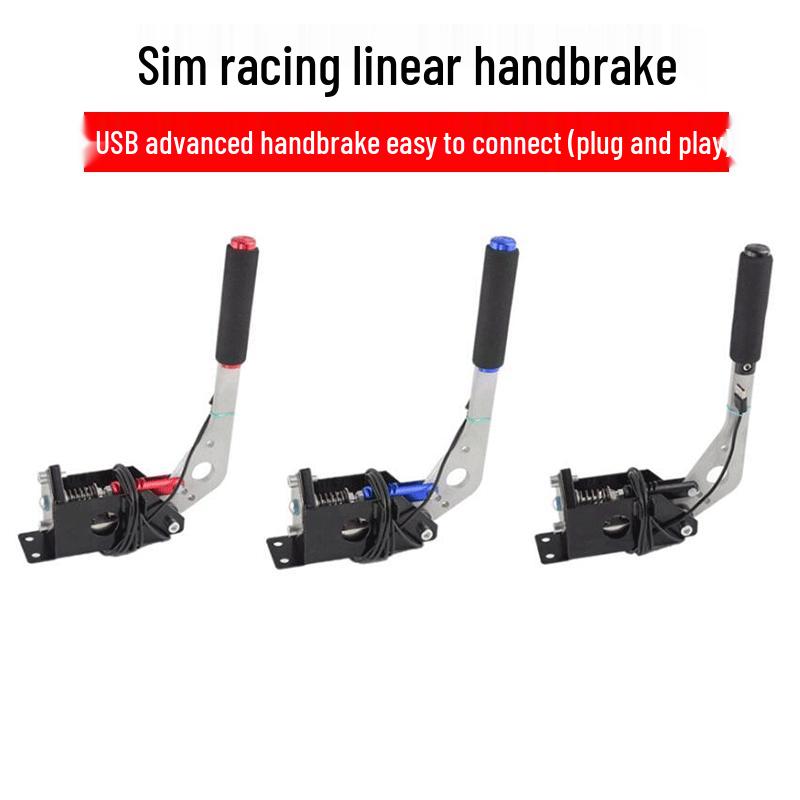 Cross-Border USB SIM Handbrake for PC Racing Games: Compatible with G25, G27, G29, T500, Fanatec, and Dirt Rally