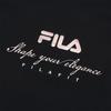 Fila Fitness Loose Comfortable Simple Breathable Regular T-Shirt Women Tops Deep-Black A11W521107FBK