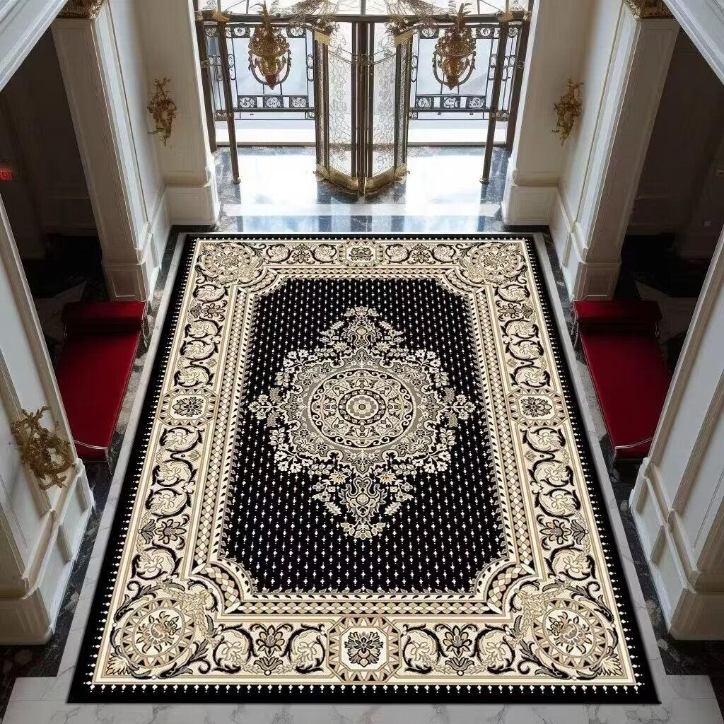 High-end Persia Style Carpet for Living Room Villa Hall Decoration Non-slip Floor Mat Home Bedroom Lounge Rugs Entrance Door Mat