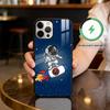 Cartoon Astronaut Cute Phone Case For iPhone17,16,15,14,13,12,11 Plus,Pro Max Magnetic For Magsafe Wireless Charging