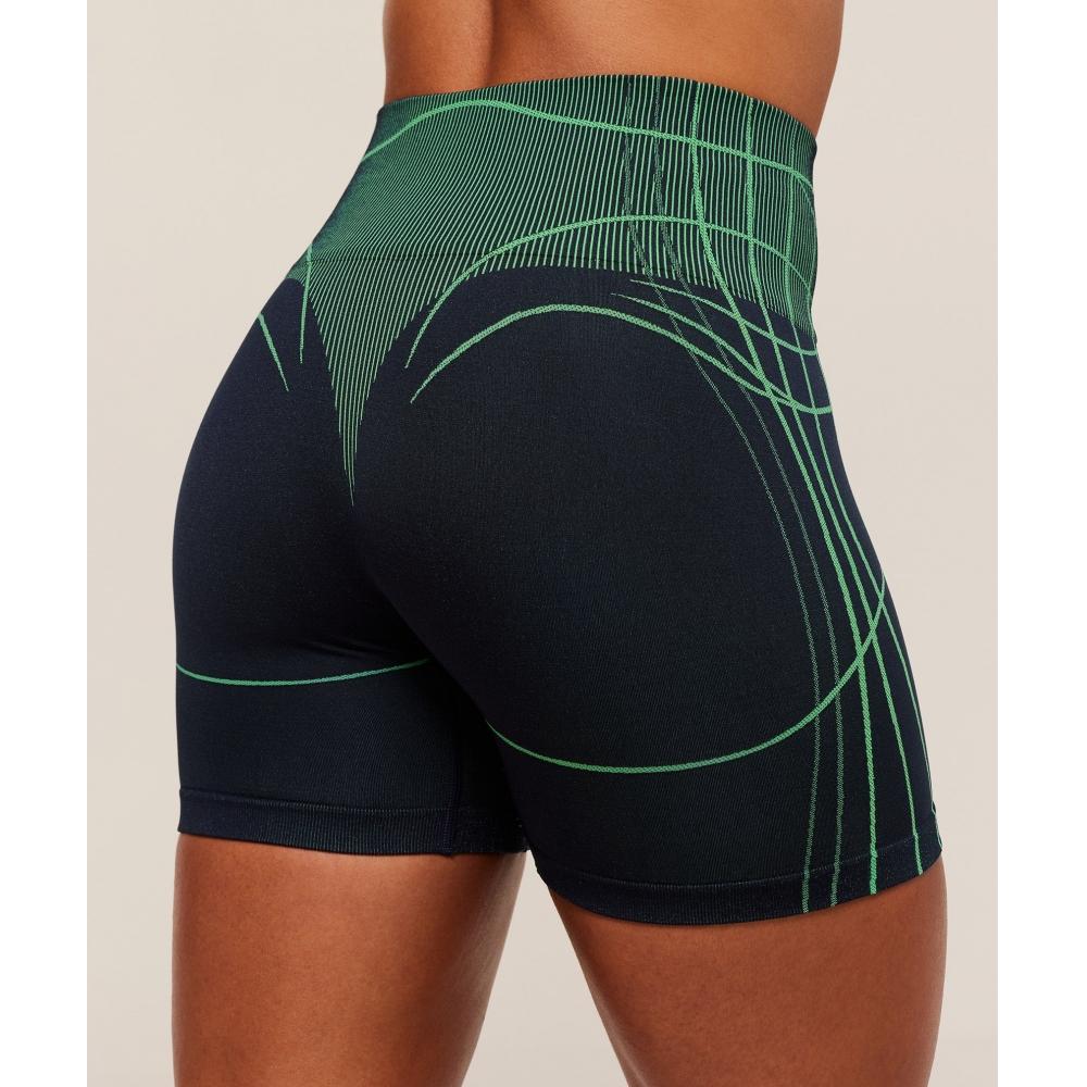 Gymshark Apex Seamless Shorts Heavy Blue Active Green B3b4p Uds4