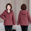 Middle-aged and Elderly Large Size Women Thickened Warm Anti Cold Winter Coat - Lightweight and Comfortable Long-sleeved Cotton Coat Jacket
