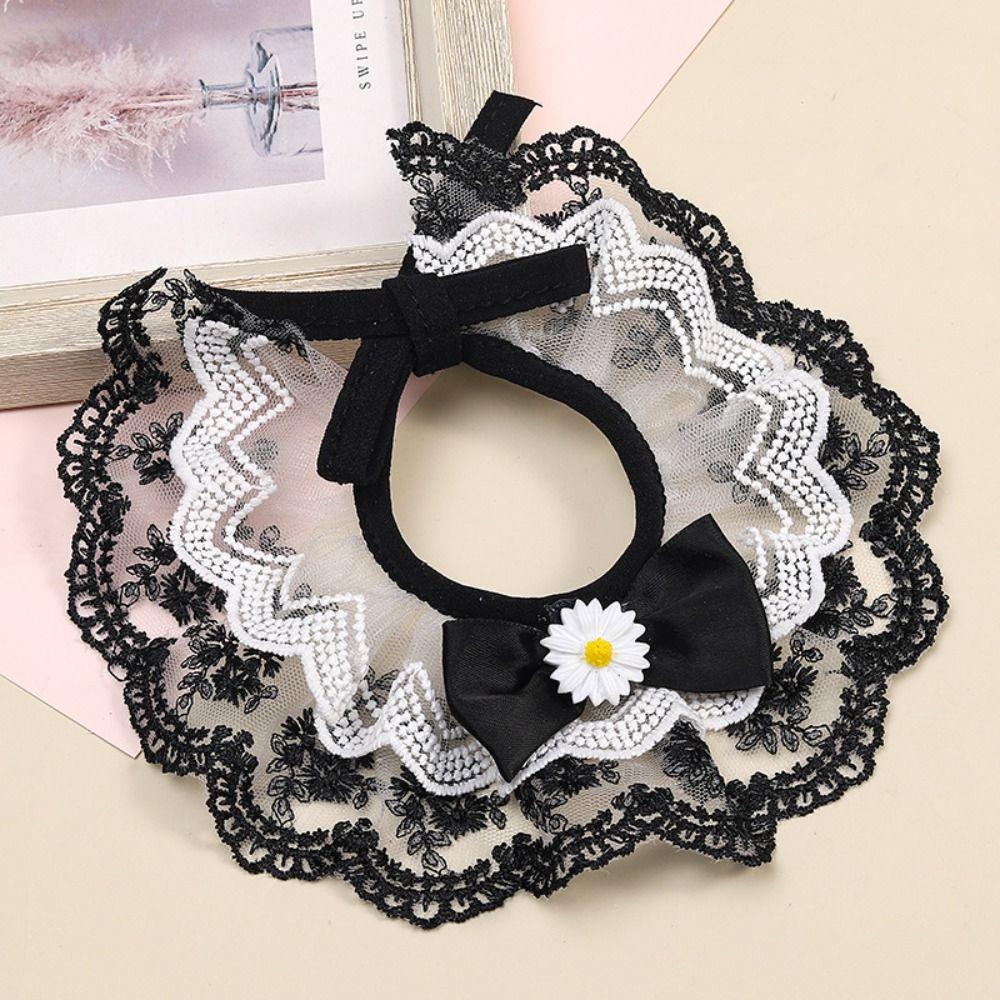 Adjustable Cat Collar Bowknot Dog Neckerchief Personalized Pet Necklace  Pet Suppliers