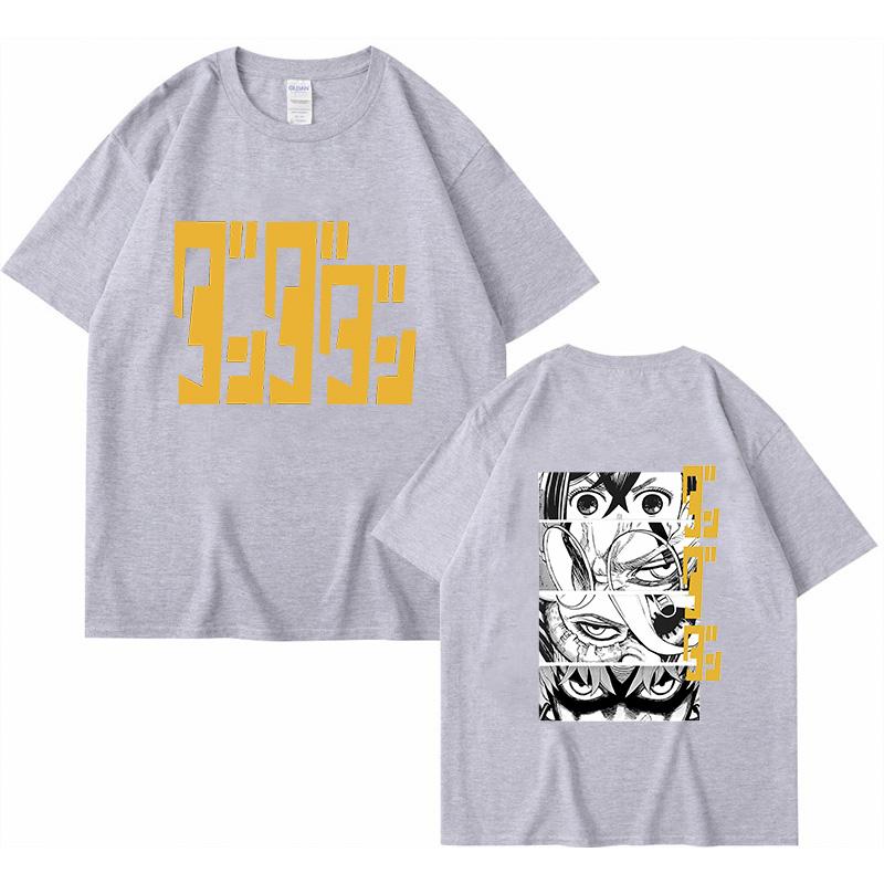 Camiseta de Algodón Dandadan Okarun Unisex Mujer Transpirable Clásica Camiseta Universitaria Años 2000 Ropa Coreana Estética Hip Hop