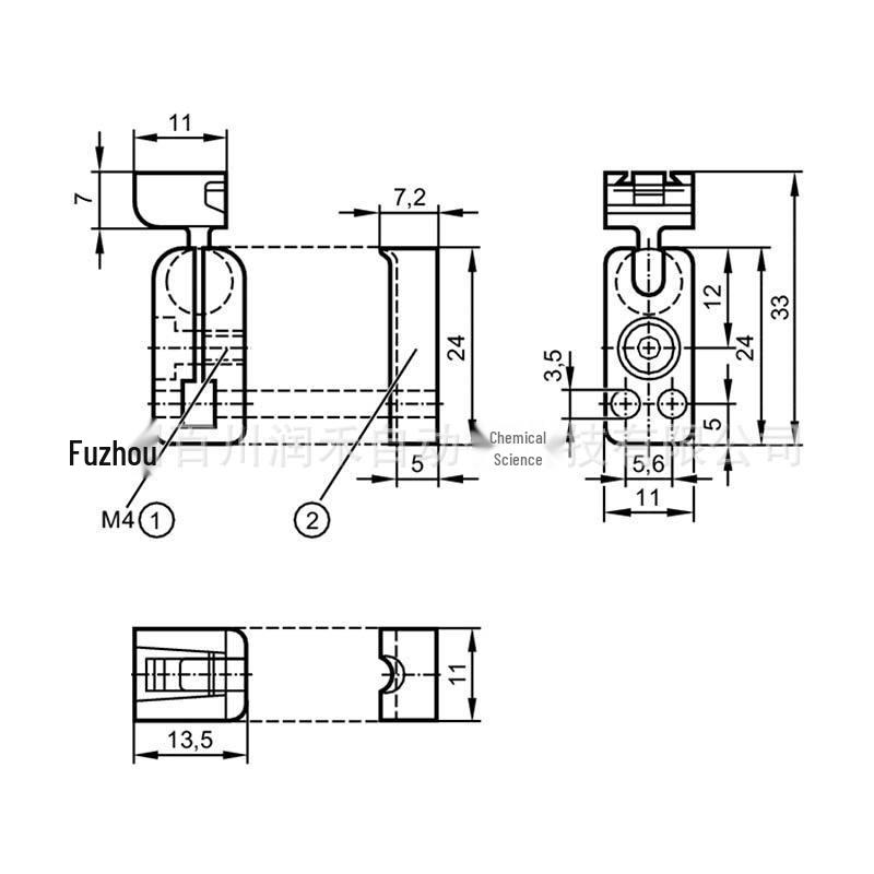 New Original IFM E20974 Rotary Mounting Clip - Die-Cast Zinc Sensor Accessory