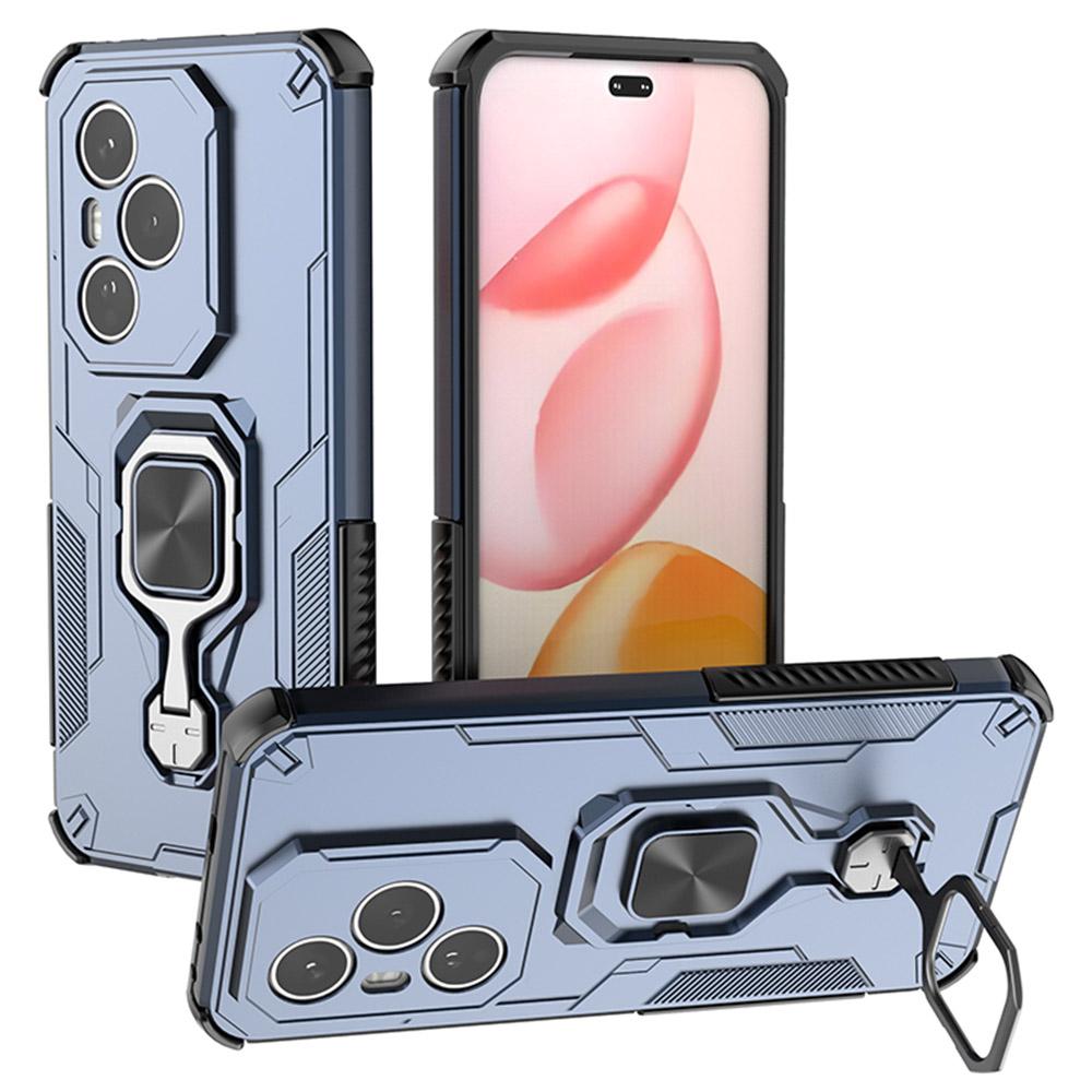 For Honor 400 Pro 5G (Global) Case Rotatable Ring Kickstand PC+TPU Shockproof Phone Cover