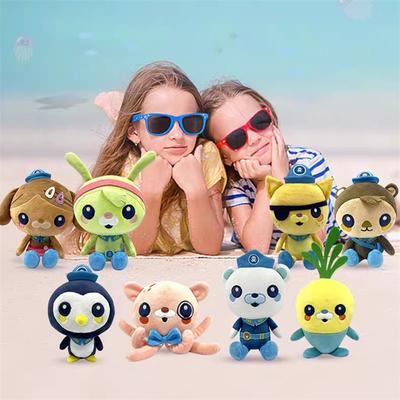 Original Octonauts Plüschtiere Vegimal Barnacles Kwazii Peso Tweak Inkling Shellington Kawaii Cartoon Kuscheltiere Plüschpuppen Kinder