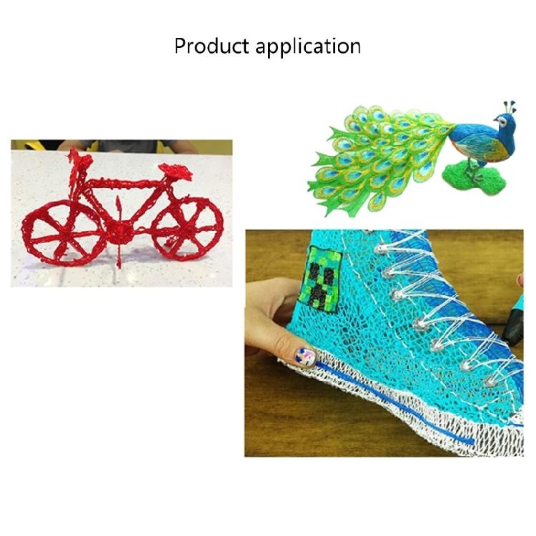 Diameter 1.75mm PCL Filaments for 3D Pen, Child Friendly, Randomized Color