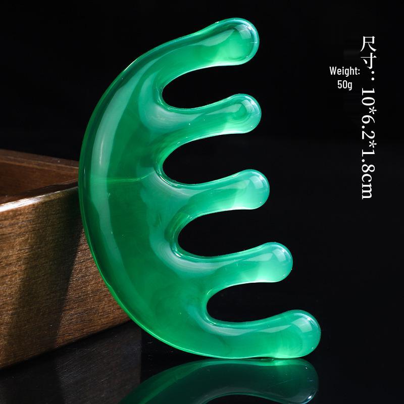 Buffalo Horn Gua Sha Board – Acupoint Scraper for Full Body and Face Meridian Massage in Beauty Salons