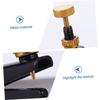 STOBOK 4-Piece Violin Tuner, String Adjuster, Metal Tuner with High-Precision Screws for Easy Adjustment, Anti-Slip Design