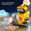 Children's Press Robot Inertia Engineering Vehicle Excavator Set Cross-Border Supply Wholesale Popular Toy Car