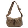 Drawstring Pleated Cloud Bag Women's Spring New Lightweight Nylon Shoulder Messenger Bag