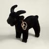 16~40Cm Simulation Goat Plush Toy Stuffed Standing Grassland Animal Black White Plushie Home Decor Birthday Men Gift