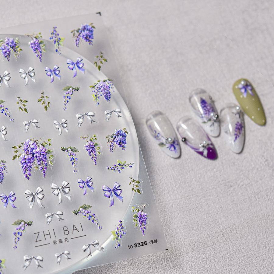 1pcs 5D Bronzing Star Moon Nail Art Stickers Luxury Gold Silver Adhesive Slider Press on Nail Decoration Decals Accessories DIY