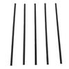 50 Pcs Plastic Welding Rod 20cm Dual Strand Round Welding Rods for Plastic Car Bumpers Kayaks Household Items Black