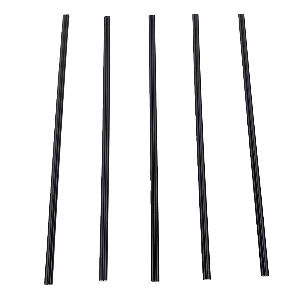 50 Pcs Plastic Welding Rod 20cm Dual Strand Round Welding Rods for Plastic Car Bumpers Kayaks Household Items Black