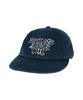 Yunibeoseugameonteu Chain Stitch Typographic Logo Washed Cap_Navy