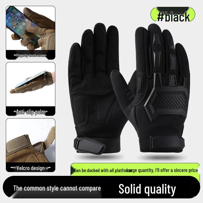 

Breathable Non-Slip Tactical Gloves for Climbing & Training with Touchscreen Compatibility M