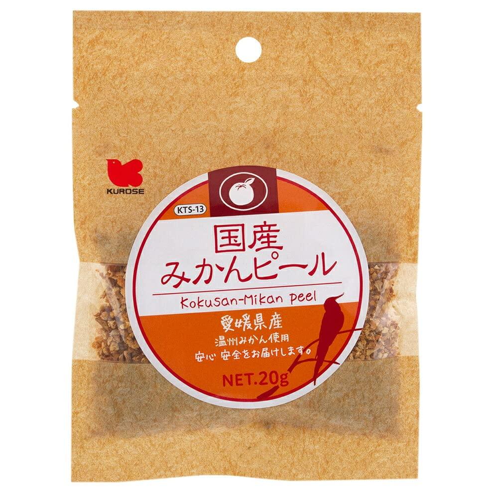 

Корм для домашних животных Kurose Mikan Peel 20 г, префектура Эхимэ, Уншу Микан