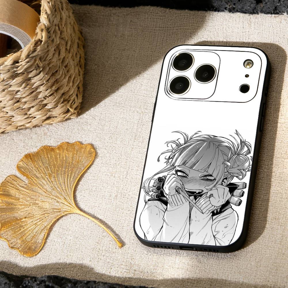 T-Toga himiko Phone Case For iPhone 17, 16,15,14,13,12,11 X XR Plus,Others Soft Black Cover iPhone14Pro