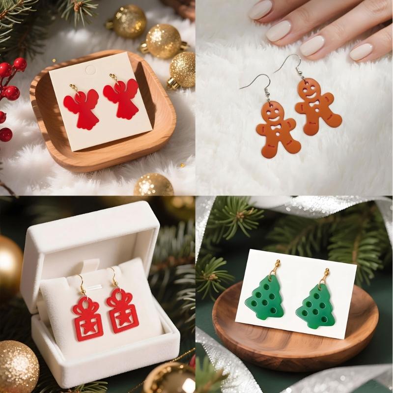 Halloween Crafting Moulds Silicone Pumpkin Specter Earring Jewelry Tool Unique Pendant Earrings Mold Silicone Texture