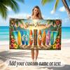 Personalized Name Designs Theme Soft Beach Towel Personalized Custom Name Text Towel Portable for Beach Pool Travel