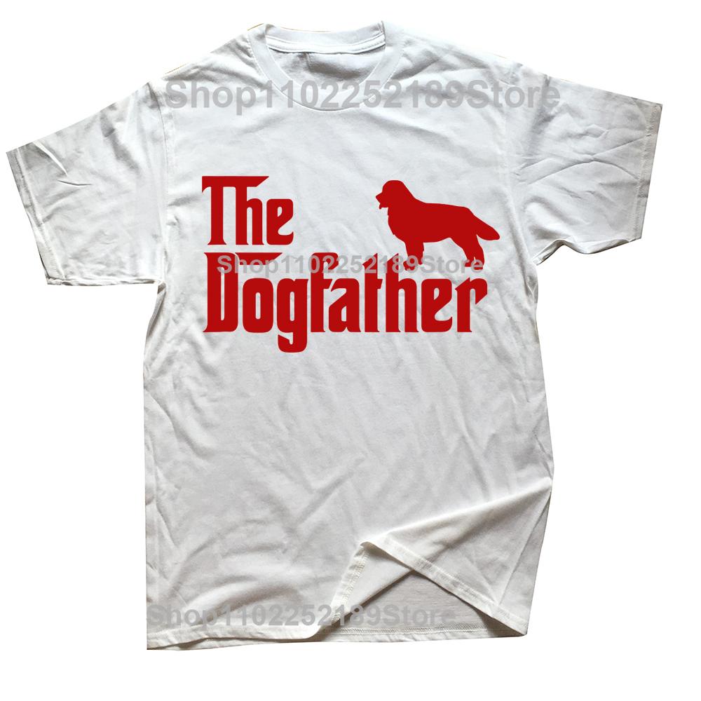 Neuheit Berner Sennenhund The DogFather T-Shirts Grafik Baumwolle Streetwear Kurzarm Geburtstagsgeschenke Sommerstil T-Shirt