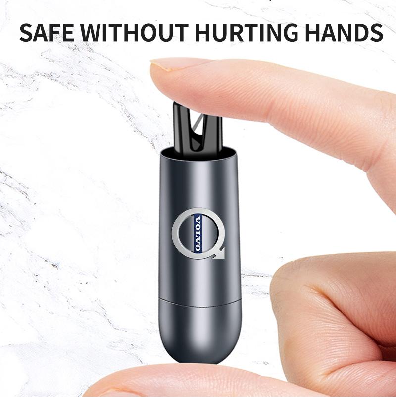 Car Mini Safety Hammer Auto Seat Belt Cutter Life-Saving Emergency Window Breaker For Volvo CX60