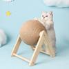 Cat Cratchers Ball Toys Sisal and Wood Stable Triangle Cats Indoor Stuff Sturdy Scratching Cool Scratch On Stand Spin