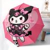Kuromi Automatic opening and closing folding umbrella with 8-rib frame and compact travel design, perfect for all occasions | Stylish foldin