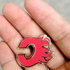 Alloy Brooch Pin with Design