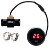 Universal Motorcycle Thermometer Instruments Water Temp Temperature Digital Display Gauge Meter With 22mm Temp Temperature Sensor Adapter